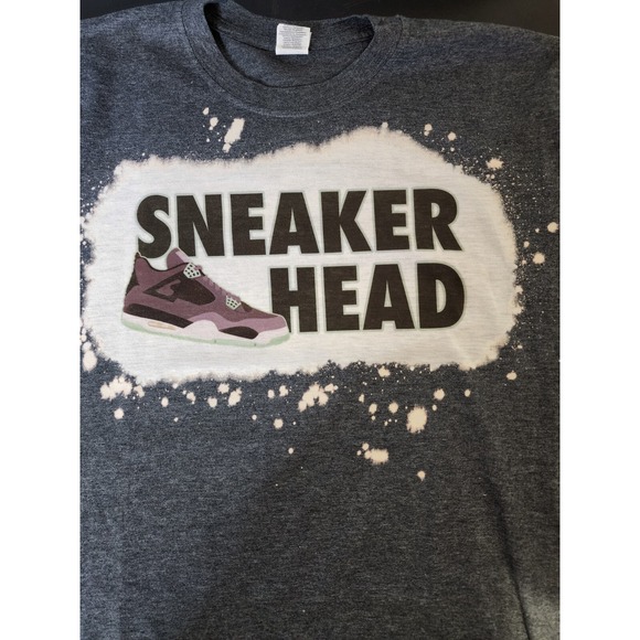 Sneakerhead Mens Size Medium Gray Graphic‎ T Shirt - Picture 2 of 9